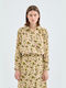 Compania Fantastica Women's Floral Long Sleeve Shirt