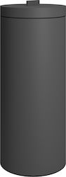 Pam & Co Laundry Basket Metallic 30L with Cap 25x60x60cm Gray