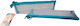 Typotrust Pencil Case Barrel Light Blue