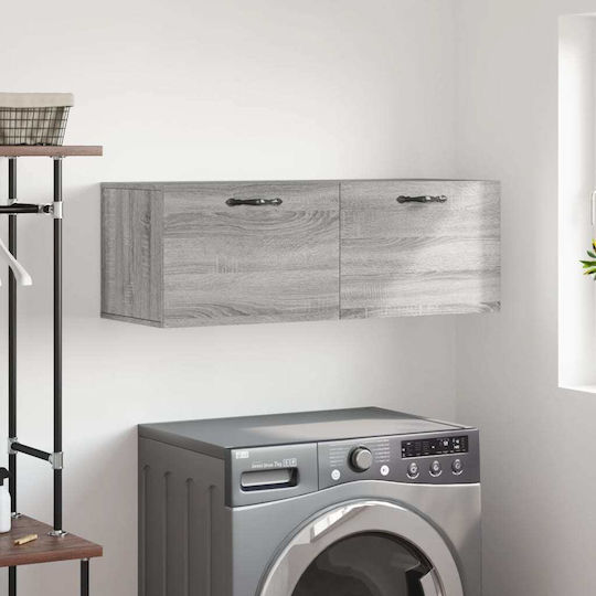 vidaXL Badezimmerschrank B100xT36.5xH35cm Sonoma