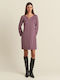 Forel Mini Dress Purple