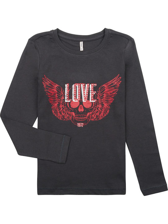 Only Kids' Shirt Long Sleeve Black Kogtenna
