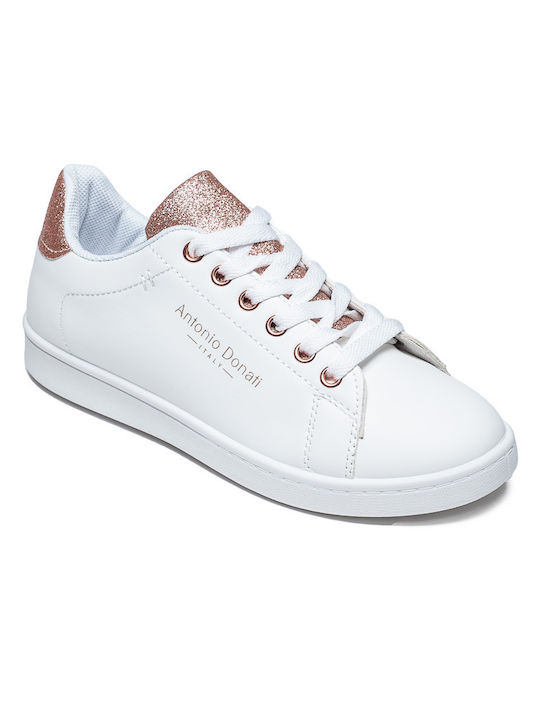 Antonio Donati Γυναικεία Sneakers Λευκά