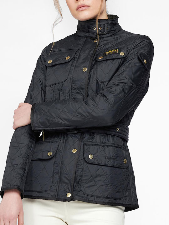 Barbour Κοντό Γυναικείο Puffer Μπουφάν για Χειμ...