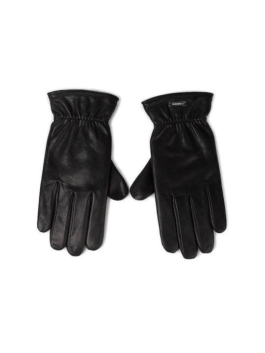 Calvin Klein Μαύρα Ανδρικά Δερμάτινα Γάντια
