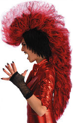 Carnival Wig Mohawk Red