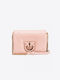 Pinko Leder Damen Tasche Crossbody Rosa