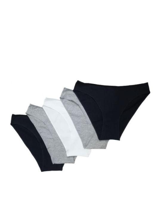 Βαμβακερά Women's Slip MultiPack Gray