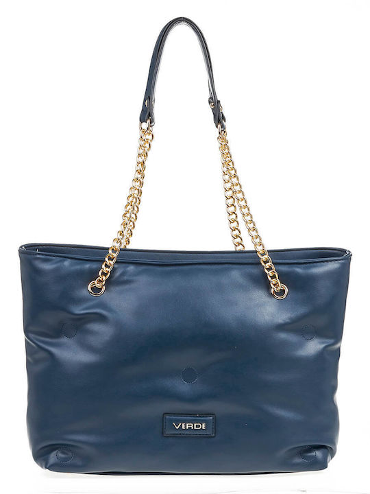 Verde Women's Bag Shoulder Navy Blue