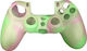 Silicone Case pentru Controller PS4 Verde/roz