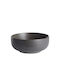 Espiel Serving Bowl Round Ceramic Gray with Diameter 15cm