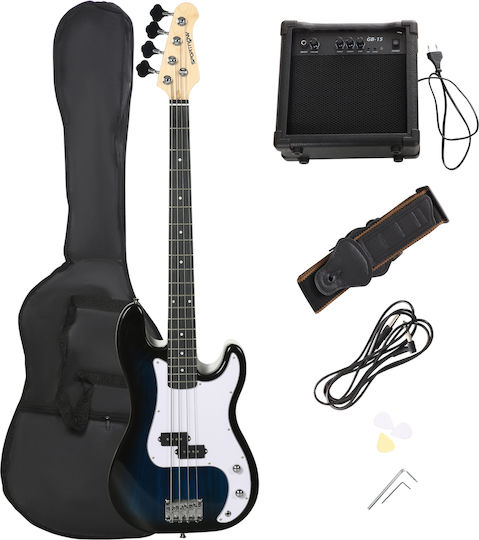 Sportnow Elektrischer Bass Sportnow 4 Saiten