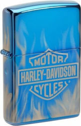 Zippo Harley-davidson Αναπτήρας Φλόγας σε Μπλε ...
