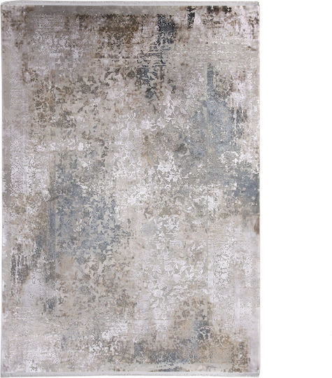 Royal Carpet 8097Α Teppich Rechteckig Seide L.grey Anthracite