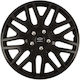 Versaco Car Hubcap Set Dakar Nc with Chevrolet Emblem 16" 4pcs Black