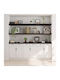 Regal Wand Gray 200x50x6cm