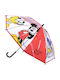 Cerda Kids Umbrella Curved Handle Red With Diameter 66cm
