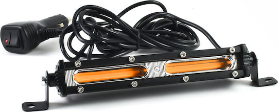 Waterproof Headlights Car in Bar Shape LED Kia Mini Mercedes-Benz 180 12 / 24V 18W 3cm with Orange Lighting 1pcs