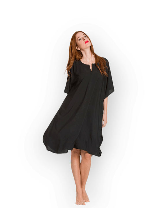 Rima Beachwear Feminin Caftan de Plajă Negru