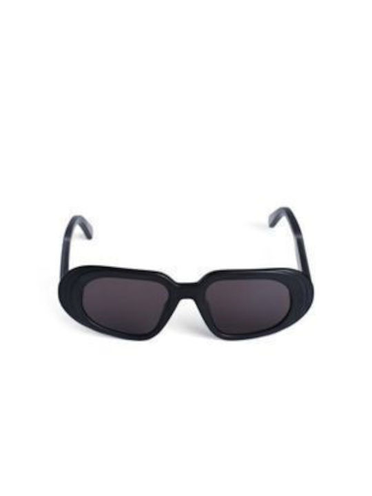 Zeus & Dione Axia Unisex Γυαλιά Ηλίου με Μαύρο Κοκκάλινο Σκελετό και Μαύρο Φακό