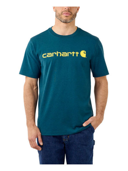 Carhartt Herren T-Shirt Kurzarm Petrol Blue