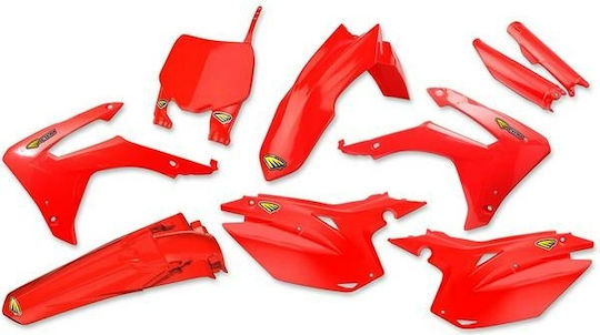Cycra Αριστερό Σετ Πλαστικά Μοτοσυκλέτας για Honda CRF 250 Κόκκινο