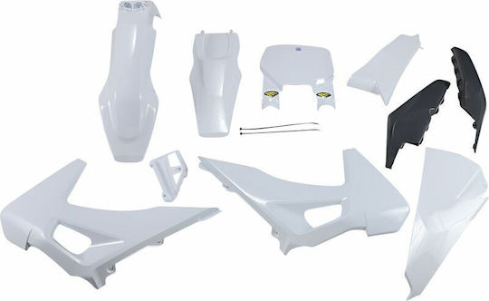 Cycra Комплект Пластмасови Части за Мотоциклет за Husqvarna FC 450 - ФК 450 / FC 350 - ФК 350 / FC 250 - ФК 250 Бял 5бр