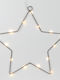 TnS Crăciunesc Decorativ Suspendata Stea cu lumină LED Plastic 30x30x30buc 1buc