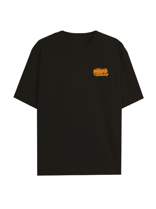 Cotton Division T-shirt Bărbătesc cu Mânecă Scurtă Negru