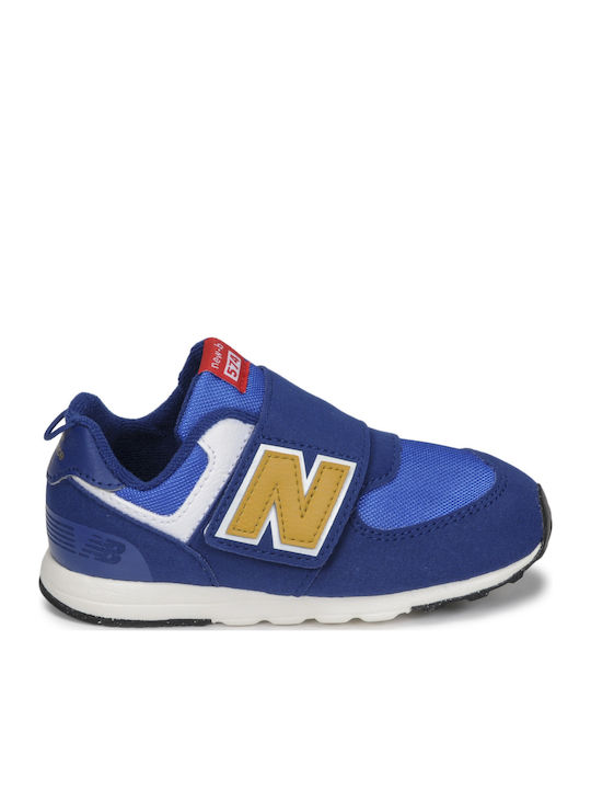 New Balance 574 Παιδικά Sneakers με Σκρατς Μπλε