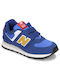 New Balance Kids Sneakers 574 with Scratch Blue