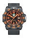Luminox Sea Ανδρικό Ρολόι 44mm Μπαταρίας με Μαύρο Καουτσούκ Λουράκι