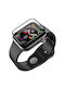 3d Full Glue 9h Full Face Tempered Glass για το Apple Watch 45mm 1τμχ