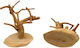 Java Wood Wooden Parrot Cages Stand 21x15cm