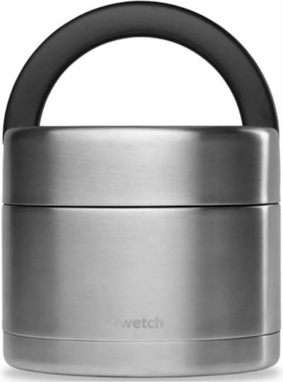 Qwetch Кутия за обяд Термос Inox Сребрист 850мл 1бр