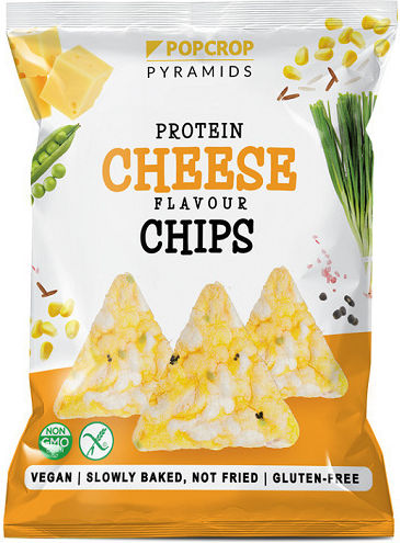 PopCrop Chips Πρωτεΐνης με Γεύση Λαχανικών 60gr