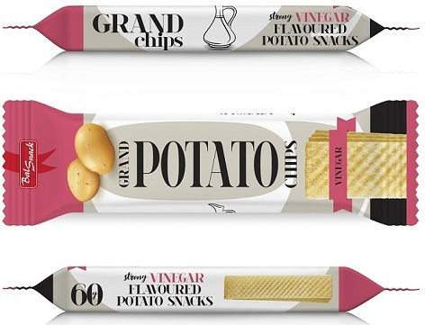 Grand Potato Chipsuri cu Gust Smântână Acră și Ceapă 60gr