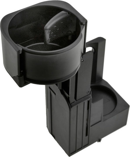 NTY Car Cup Holder 1 Position for Console in Black Color