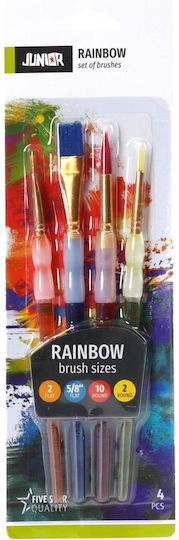 Junior Junior Rainbow Malpinsel-Set 4Stück