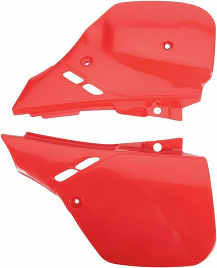 UFO Motorcycle Side Plastic for Honda CR 250 Red 1pcs