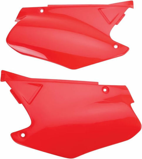 UFO Motorcycle Side Plastic for Honda CR 250 Red 1pcs
