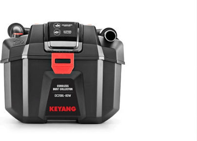 Keyang DC20BL-B Σύστημα Αναρρόφησης Σκόνης Δομικών Εργαλείων Brushless Επαναφορτιζόμενη Ηλεκτρική Σκούπα HEPA 18V