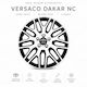 Versaco Car Hubcap Set Dakar Nc with Toyota Emblem 14" 4pcs Silver