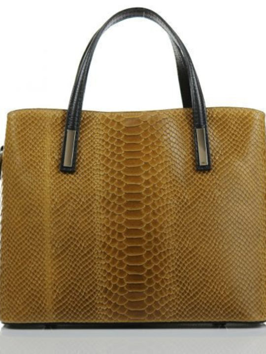 Passaggio Leather Women's Leather Tote Handbag Tabac Brown