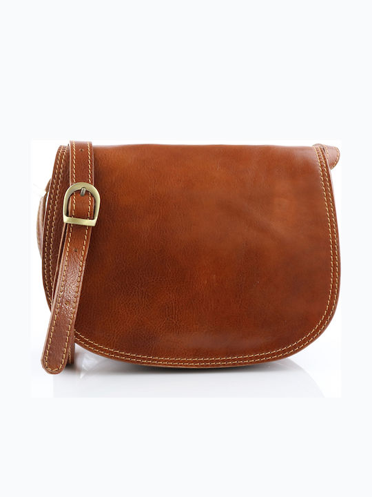 Passaggio Leather Women's Leather Shoulder Bag Tabac Brown