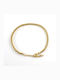Charmy Damen Armband Kette aus Stahl Vergoldet 17cm