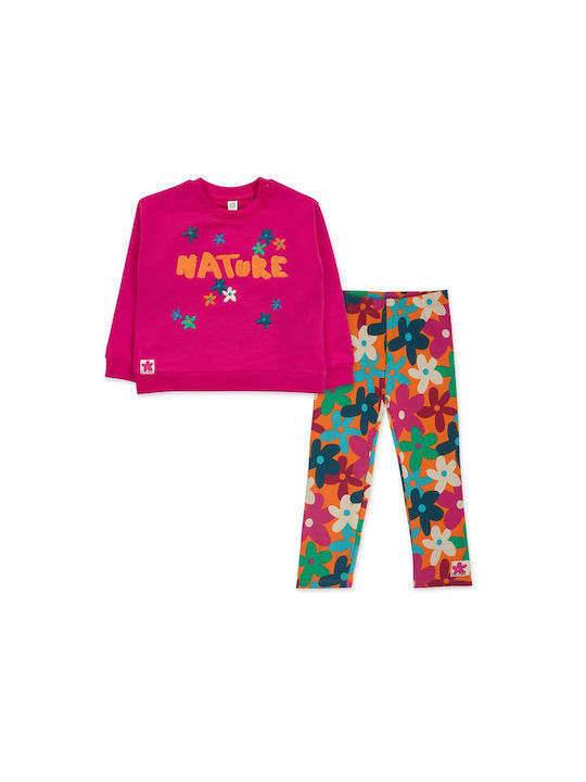 Tuc Tuc Kids Sweatpants Set Pink 2pcs