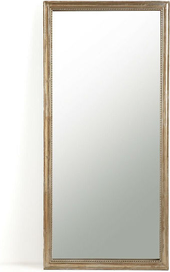 La Redoute Interieurs Oglindă de Perete De Corp Întreg cu Auriu Ramă din Lemn 170x80cm 1buc