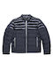 Kids' Quilted Jacket Short with Lining & Hood Blue