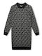 Mädchenkleid Langärmelig Schwarz